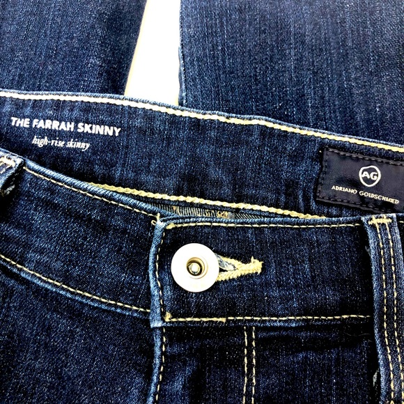 AG Jeans The Farrah Skinny High Rise Jeans - Picture 4 of 7